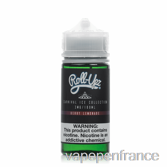 Limonade Aux Baies Glacées - Carnaval - Jus Roll Upz - Stylo Vape 100 Ml 3 Mg